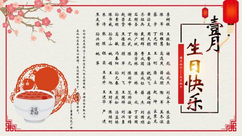 【生日祝?！抗ё?月生日的員工生日快樂(lè)！